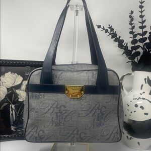 Nina Ricci Navy and Grey Tote bag